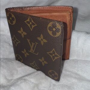 Vintage Louis Vuitton Monogram trifold wallet - Brown